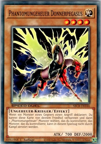 Phantomungeheuer Donnerpegasus - SBCB-DE046 - Common - 1. Auflage - Deutsch - Yugioh - Speed Duel: Battle City Box - mit RC-Fieldcenter Phantomungeheuer Donnerpegasus - SBCB-DE046 - Common - 1. Auflage - Deutsch - Yugioh - Speed Duel: Battle City Box - mit RC-Fieldcenter von RC