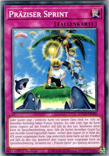 Präziser Sprint - ETCO-DE080 - Common - 1. Auflage - Deutsch - Yugioh - Eternity Code - mit RC-Fieldcenter von RC