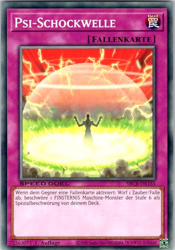 Psi-Schockwelle - SBCB-DE165 - Common - 1. Auflage - Deutsch - Yugioh - Speed Duel: Battle City Box - mit RC-Fieldcenter Psi-Schockwelle - SBCB-DE165 - Common - 1. Auflage - Deutsch - Yugioh - Speed Duel: Battle City Box - mit RC-Fieldcenter von RC