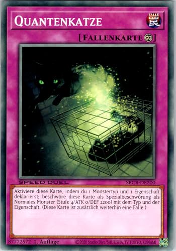 Quantenkatze - SBCB-DE200 - Common - 1. Auflage - Deutsch - Yugioh - Speed Duel: Battle City Box - mit RC-Fieldcenter Quantenkatze - SBCB-DE200 - Common - 1. Auflage - Deutsch - Yugioh - Speed Duel: Battle City Box - mit RC-Fieldcenter von RC