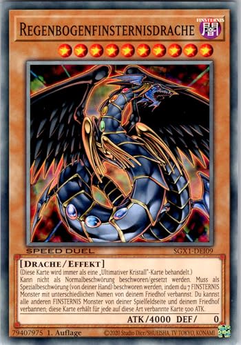 Regenbogenfinsternisdrache - SGX1-DEI09 - Common - 1. Auflage - Deutsch - Yugioh - Speed Duel GX: Duel Academy Box - mit RC-Fieldcenter Regenbogenfinsternisdrache - SGX1-DEI09 - Common - 1. Auflage - Deutsch - Yugioh - Speed Duel GX: Duel Academy Box - mit RC-Fieldcenter von RC