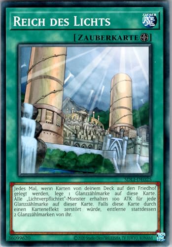 Reich des Lichts - SDLI-DE025 - Common - Deutsch - Yugioh - Structure Deck: Realm of Light - mit RC-Fieldcenter Reich des Lichts - SDLI-DE025 - Common - Deutsch - Yugioh - Structure Deck: Realm of Light - mit RC-Fieldcenter von RC