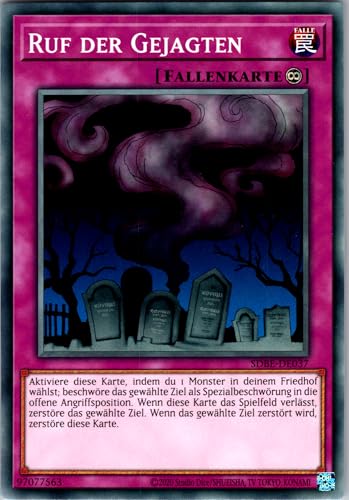 Ruf der Gejagten - SDBE-DE037 - Common - Deutsch - Structure Deck: Saga of Blue-Eyes White Dragon - mit RC-Fieldcenter von RC