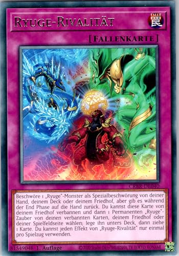 Ryuge-Rivalität - CRBR-DE040 - Rare - 1. Auflage - Deutsch - Yugioh - Crossover Breakers - mit RC-Fieldcenter Ryuge-Rivalität - CRBR-DE040 - Rare - 1. Auflage - Deutsch - Yugioh - Crossover Breakers - mit RC-Fieldcenter von RC