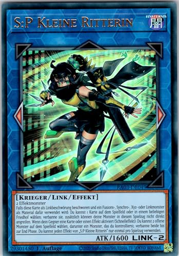 S:P Kleine Ritterin - RA03-DE049 - Ultra Rare - 1. Auflage - Deutsch - Yugioh - Quarter Century Bonanza - mit RC-Fieldcenter von RC