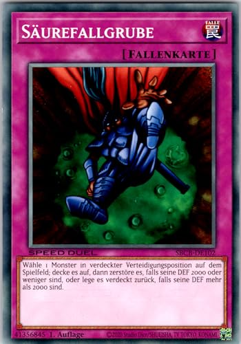 Säurefallgrube - SBCB-DE102 - Common - 1. Auflage - Deutsch - Yugioh - Speed Duel: Battle City Box - mit RC-Fieldcenter Säurefallgrube - SBCB-DE102 - Common - 1. Auflage - Deutsch - Yugioh - Speed Duel: Battle City Box - mit RC-Fieldcenter von RC