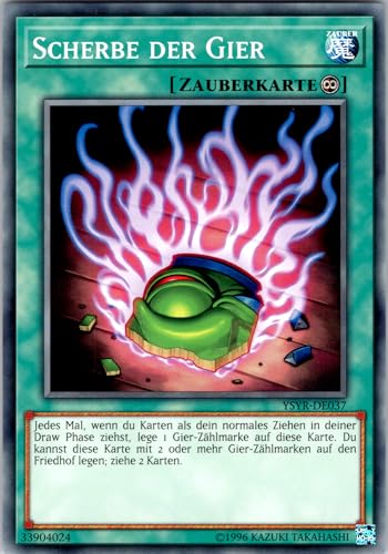Scherbe der Gier - YSYR-DE037 - Common - Deutsch - Yugioh - Starter Deck: Yugi Reloaded - mit RC-Fieldcenter von RC