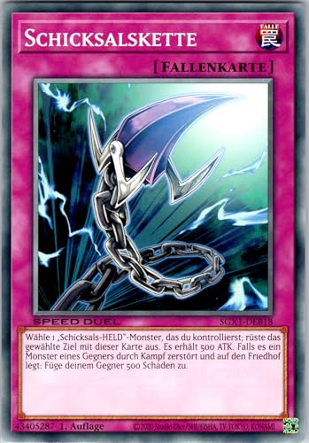 Schicksalskette - SGX1-DEB18 - Common - 1. Auflage - Deutsch - Yugioh - Speed Duel GX: Duel Academy Box - mit RC-Fieldcenter Schicksalskette - SGX1-DEB18 - Common - 1. Auflage - Deutsch - Yugioh - Speed Duel GX: Duel Academy Box - mit RC-Fieldcenter von RC