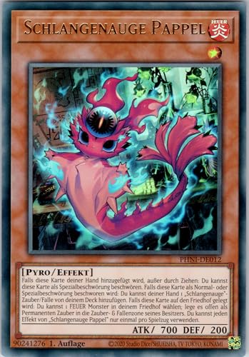 Schlangenauge Pappel - PHNI-DE012 - Ultra Rare - 1. Auflage - Deutsch - Yugioh - Phantom Nightmare - mit RC-Fieldcenter von RC