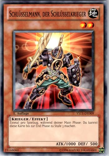 Schlüsselmann, der Schlüsselkrieger - YS11-DE009 - Common - 1. Auflage - Deutsch - Yugioh - Starter Deck: Dawn of The Xyz - mit RC-Fieldcenter Schlüsselmann, der Schlüsselkrieger - YS11-DE009 - Common - 1. Auflage - Deutsch - Yugioh - Starter Deck: Dawn of The Xyz - mit RC-Fieldcenter von RC
