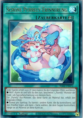 Schöne Purrely-Erinnerung - RA02-DE072 - Ultra Rare - 1. Auflage - Deutsch - Yugioh - 25th Anniversary Rarity Collection II - mit RC-Fieldcenter von RC