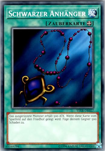 Schwarzer Anhänger - YSYR-DE027 - Common - Deutsch - Yugioh - Starter Deck: Yugi Reloaded - mit RC-Fieldcenter von RC