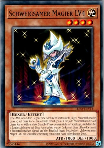Schweigsamer Magier LV4 - LDK2-DEY14 - Common - Deutsch - Legendary Decks II - mit RC-Fieldcenter Schweigsamer Magier LV4 - LDK2-DEY14 - Common - Deutsch - Legendary Decks II - mit RC-Fieldcenter von RC