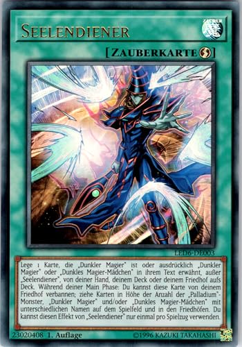 Seelendiener - LED6-DE003 - Ultra Rare - 1. Auflage - Deutsch - Yugioh - Legendary Duelists: Magical Hero - mit RC-Fieldcenter von RC
