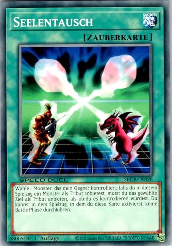 Seelentausch - SBCB-DE098 - Common - 1. Auflage - Deutsch - Yugioh - Speed Duel: Battle City Box - mit RC-Fieldcenter Seelentausch - SBCB-DE098 - Common - 1. Auflage - Deutsch - Yugioh - Speed Duel: Battle City Box - mit RC-Fieldcenter von RC