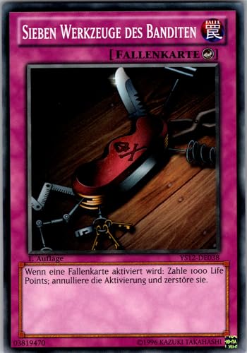 Sieben Werkzeuge des Banditen - YS12-DE038 - Common - 1. Auflage - Deutsch - Yugioh - Starter Deck: Xyz Symphony - mit RC-Fieldcenter Sieben Werkzeuge des Banditen - YS12-DE038 - Common - 1. Auflage - Deutsch - Yugioh - Starter Deck: Xyz Symphony - mit RC-Fieldcenter von RC