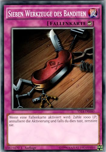 Sieben Werkzeuge des Banditen - YS14-DE040 - Common - 1. Auflage - Deutsch - Yugioh - Super Starter: Space-Time Showdown - mit RC-Fieldcenter Sieben Werkzeuge des Banditen - YS14-DE040 - Common - 1. Auflage - Deutsch - Yugioh - Super Starter: Space-Time Showdown - mit RC-Fieldcenter von RC