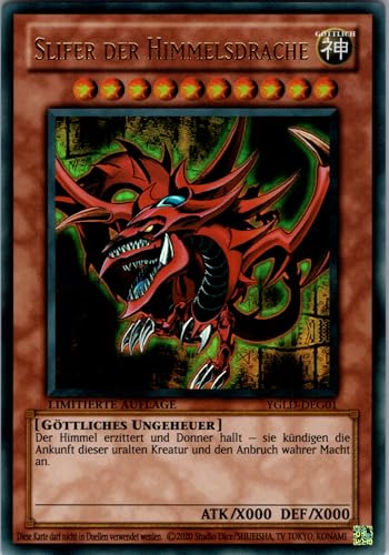 Slifer der Himmelsdrache - YGLD-DEG01 - Ultra Rare - Deutsch - Yugioh - Yugi's Legendary Decks - mit RC-Fieldcenter Slifer der Himmelsdrache - YGLD-DEG01 - Ultra Rare - Deutsch - Yugioh - Yugi's Legendary Decks - mit RC-Fieldcenter von RC
