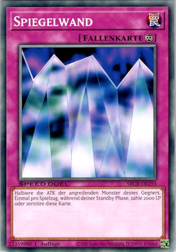 Spiegelwand - SBCB-DE193 - Common - 1. Auflage - Deutsch - Yugioh - Speed Duel: Battle City Box - mit RC-Fieldcenter Spiegelwand - SBCB-DE193 - Common - 1. Auflage - Deutsch - Yugioh - Speed Duel: Battle City Box - mit RC-Fieldcenter von RC