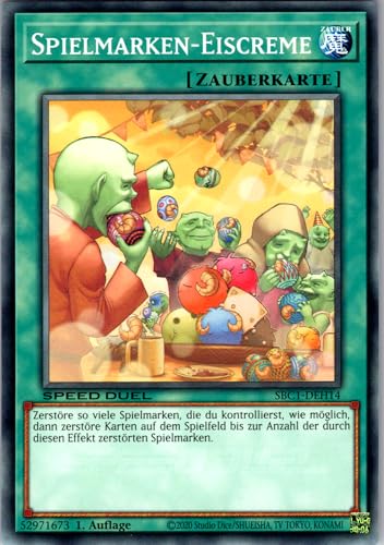 Spielmarken-Eiscreme - SBC1-DEH14 - Common - 1. Auflage - Deutsch - Speed Duel: Streets of Battle City - mit RC-Fieldcenter Spielmarken-Eiscreme - SBC1-DEH14 - Common - 1. Auflage - Deutsch - Speed Duel: Streets of Battle City - mit RC-Fieldcenter von RC