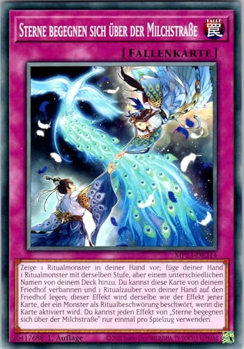 Sterne begegnen Sich über der Milchstraße - MP23-DE214 - Common - 1. Auflage - Deutsch - Yugioh - 25th Anniversary Tin: Dueling Heroes Mega Pack - mit RC-Fieldcenter von RC