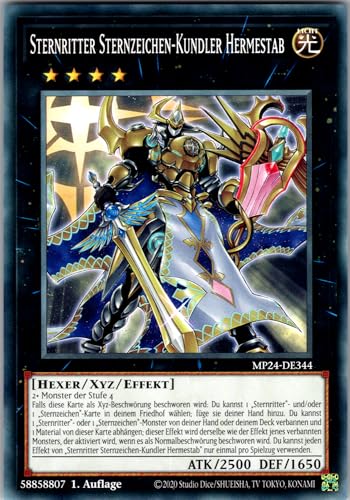 Sternritter Sternzeichen-Kundler Hermestab - MP24-DE344 - Common - 1. Auflage - Deutsch - Yugioh - 25th Anniversary Tin: Dueling Mirrors - mit RC-Fieldcenter von RC