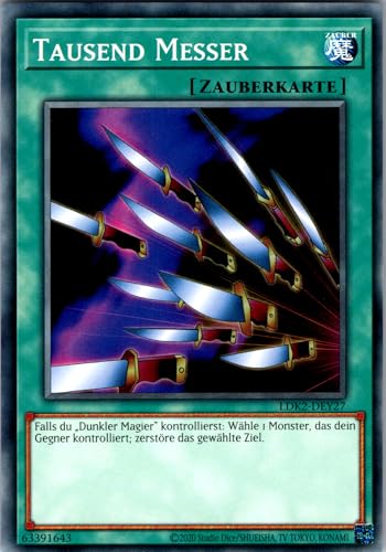 Tausend Messer - LDK2-DEY27 - Common - Deutsch - Legendary Decks II - mit RC-Fieldcenter Tausend Messer - LDK2-DEY27 - Common - Deutsch - Legendary Decks II - mit RC-Fieldcenter von RC