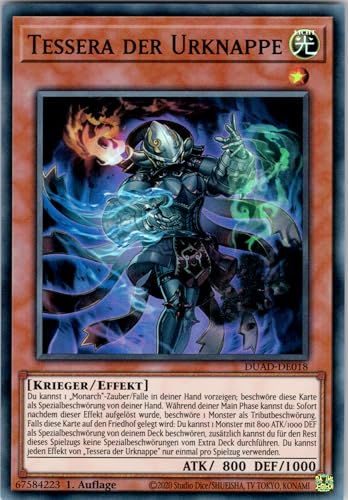 Tessera der Urknappe - DUAD-DE018 - Super Rare - 1. Auflage - Deutsch - Yugioh - Duelist's Advance - mit RC-Fieldcenter Tessera der Urknappe - DUAD-DE018 - Super Rare - 1. Auflage - Deutsch - Yugioh - Duelist's Advance - mit RC-Fieldcenter von RC