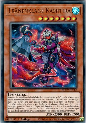 Tränenklage Kashtira - PHHY-DE008 - Ultra Rare - 1. Auflage - Deutsch - Yugioh - Photon Hypernova - mit RC-Fieldcenter von RC