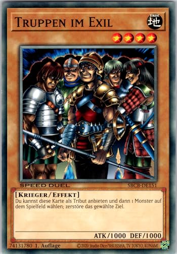 Truppen im Exil - SBCB-DE151 - Common - 1. Auflage - Deutsch - Yugioh - Speed Duel: Battle City Box - mit RC-Fieldcenter Truppen im Exil - SBCB-DE151 - Common - 1. Auflage - Deutsch - Yugioh - Speed Duel: Battle City Box - mit RC-Fieldcenter von RC