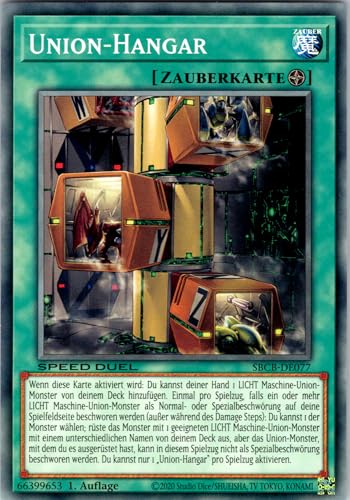 Union-Hangar - SBCB-DE077 - Common - 1. Auflage - Deutsch - Yugioh - Speed Duel: Battle City Box - mit RC-Fieldcenter Union-Hangar - SBCB-DE077 - Common - 1. Auflage - Deutsch - Yugioh - Speed Duel: Battle City Box - mit RC-Fieldcenter von RC