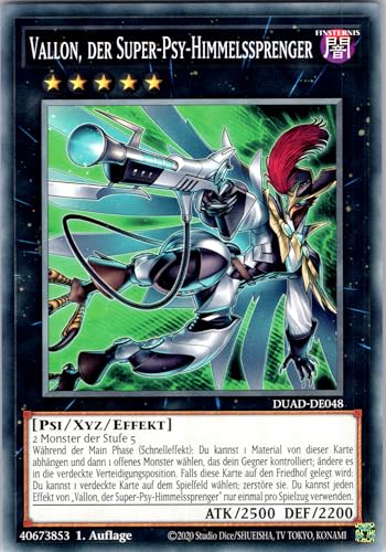 Vallon, der Super-PSY-Himmelssprenger - DUAD-DE048 - Common - 1. Auflage - Deutsch - Yugioh - Duelist's Advance - mit RC-Fieldcenter von RC
