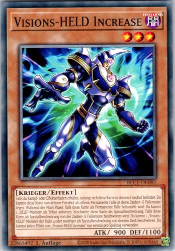 Visions-HELD Increase - BLC1-DE082 - Common - 1. Auflage - Deutsch - Yugioh - Battles of Legend: Chapter 1 - mit RC-Fieldcenter von RC