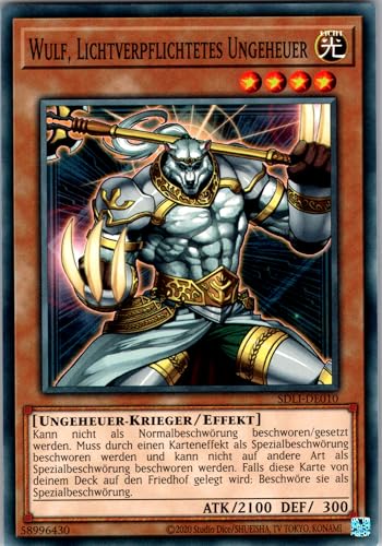 Wulf, Lichtverpflichtetes Ungeheuer - SDLI-DE010 - Common - Deutsch - Yugioh - Structure Deck: Realm of Light - mit RC-Fieldcenter Wulf, Lichtverpflichtetes Ungeheuer - SDLI-DE010 - Common - Deutsch - Yugioh - Structure Deck: Realm of Light - mit RC-Fieldcenter von RC