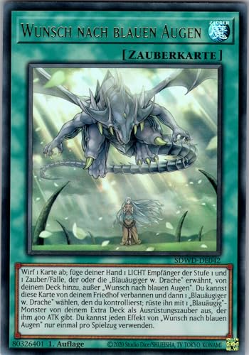 Wunsch nach blauen Augen - SDWD-DE042 - V. 1 - Ultra Rare - 1. Auflage - Deutsch - Yugioh - Structure Deck: Blue-Eyes White Destiny - mit RC-Fieldcenter Wunsch nach blauen Augen - SDWD-DE042 - V. 1 - Ultra Rare - 1. Auflage - Deutsch - Yugioh - Structure Deck: Blue-Eyes White Destiny - mit RC-Fieldcenter von RC