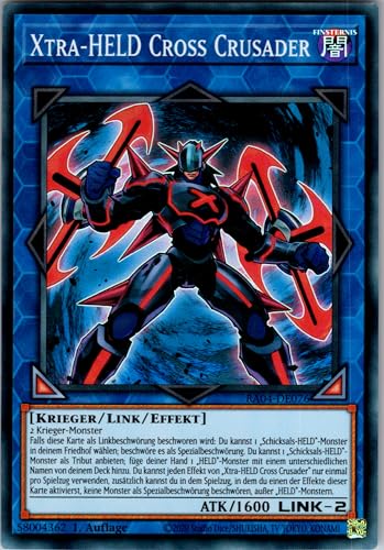 Xtra-HELD Cross Crusader - RA04-DE076 - Super Rare - 1. Auflage - Deutsch - Yugioh - Quarter Century Stampede - mit RC-Fieldcenter Xtra-HELD Cross Crusader - RA04-DE076 - Super Rare - 1. Auflage - Deutsch - Yugioh - Quarter Century Stampede - mit RC-Fieldcenter von RC