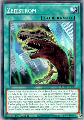 Zeitstrom - BLC1-DE135 - Common - 1. Auflage - Deutsch - Yugioh - Battles of Legend: Chapter 1 - mit RC-Fieldcenter von RC