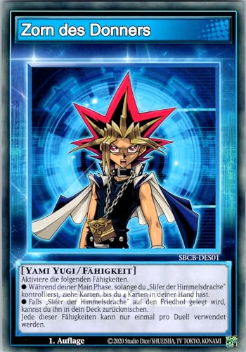 Zorn des Donners - SBCB-DES01 - Common - 1. Auflage - Deutsch - Yugioh - Speed Duel: Battle City Box - mit RC-Fieldcenter Zorn des Donners - SBCB-DES01 - Common - 1. Auflage - Deutsch - Yugioh - Speed Duel: Battle City Box - mit RC-Fieldcenter von RC