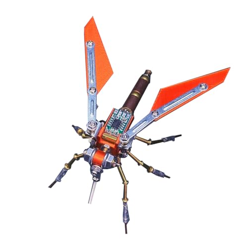 3D Metall Moskito Puzzles, 3D Mechanisches Insektenmontagemodell, Kreative Desktop-Display für Kunstbegeisterte (99 Teile) von RCARTOYRTR