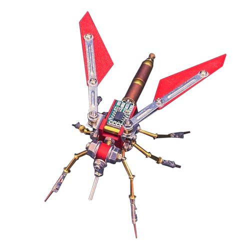 3D Metall Moskito Puzzles, 3D Mechanisches Insektenmontagemodell, Kreative Desktop-Display für Kunstbegeisterte (99 Teile) von RCARTOYRTR