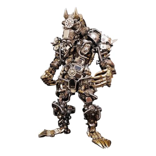 3D Puzzle Metall Modellbausätze, 3D DIY Metall Hyperrealistische Werwolf Montage Modellbausatz, Kreative Ornamente für mechanische Liebhaber (2000+ PCS) von RCARTOYRTR