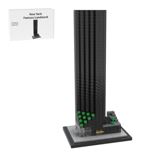 MOC-211277 1:800 Architektur New York Skylines Baukasten, Weltberühmtes Wahrzeichen Gebäude Haus Klemmbausteine, Home und Büro-Deko & Home und Büro-Deko für Erwachsene - 974 Stück MOC-211277 1:800 Architektur New York Skylines Baukasten, Weltberühmtes Wahrzeichen Gebäude Haus Klemmbausteine, Home und Büro-Deko & Home und Büro-Deko für Erwachsene - 974 Stück von RCARTOYRTR