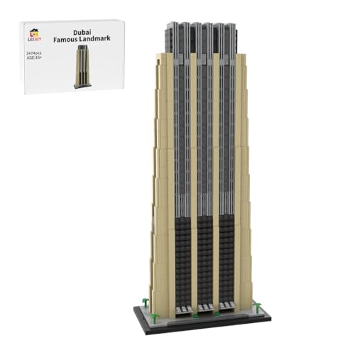 MOC-227859 1:800 Architektur Dubai Skylines Baukasten, Weltberühmtes Wahrzeichen Gebäude Haus Klemmbausteine, Home und Büro-Deko & Home und Büro-Deko für Erwachsene - 2472 Stück MOC-227859 1:800 Architektur Dubai Skylines Baukasten, Weltberühmtes Wahrzeichen Gebäude Haus Klemmbausteine, Home und Büro-Deko & Home und Büro-Deko für Erwachsene - 2472 Stück von RCARTOYRTR