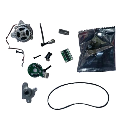 RCARTOYRTR 10 W Mikrogenerator + Gleichrichterbrücke + Spannungsregler + Riemen + Zahnriemenscheibenhalterung, DIY modifiziertes Stromerzeugungs-Kit für L4-205-OHV Motormodell von RCARTOYRTR