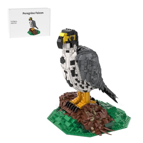 RCARTOYRTR Adler Vogel Bausteine Set, Pädagogisches Baukasten Tier-Spielzeug, Vogel-Modell fürs Wohnzimmer oder BüRo, VöGel Modellbausatz für Erwachsene - 2155 Teile RCARTOYRTR Adler Vogel Bausteine Set, Pädagogisches Baukasten Tier-Spielzeug, Vogel-Modell fürs Wohnzimmer oder BüRo, VöGel Modellbausatz für Erwachsene - 2155 Teile von RCARTOYRTR