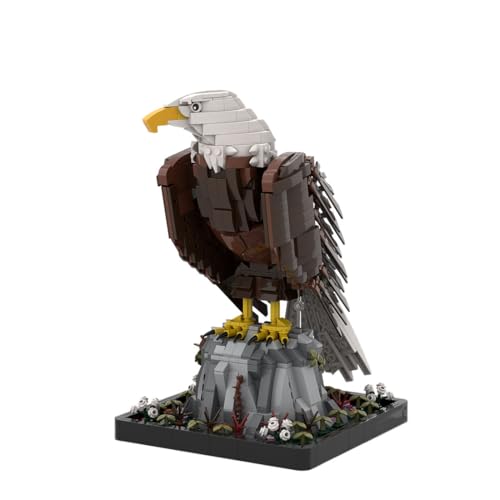 RCARTOYRTR Adler Vogel Bausteine Set, Vogel Modellbausatz fürs Wohn- und Homeoffice-Deko Entworfen von Borysf, Geschenk und Tier-Spielzeug für Erwachsene - 1468 Teile RCARTOYRTR Adler Vogel Bausteine Set, Vogel Modellbausatz fürs Wohn- und Homeoffice-Deko Entworfen von Borysf, Geschenk und Tier-Spielzeug für Erwachsene - 1468 Teile von RCARTOYRTR