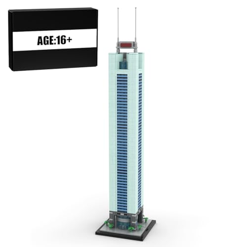 RCARTOYRTR Architektur Guangzhou Skylines Baukasten, 1:800 Gebäude Haus Wahrzeichen Klemmbausteine, Modular Building Geschenk und Spielzeug für Erwachsene - 1740 Teile RCARTOYRTR Architektur Guangzhou Skylines Baukasten, 1:800 Gebäude Haus Wahrzeichen Klemmbausteine, Modular Building Geschenk und Spielzeug für Erwachsene - 1740 Teile von RCARTOYRTR