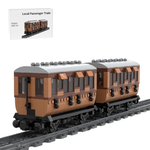 RCARTOYRTR Britisch Personen Zug Klemmbausteine, Eisenbahnwaggon Bausteine mit Eisenbahn Schienen Entworfen von Mikey_Brickalloti, Eisenbahn-Spielzeug und Geschenk für Erwachsene - 414 Telie RCARTOYRTR Britisch Personen Zug Klemmbausteine, Eisenbahnwaggon Bausteine mit Eisenbahn Schienen Entworfen von Mikey_Brickalloti, Eisenbahn-Spielzeug und Geschenk für Erwachsene - 414 Telie von RCARTOYRTR