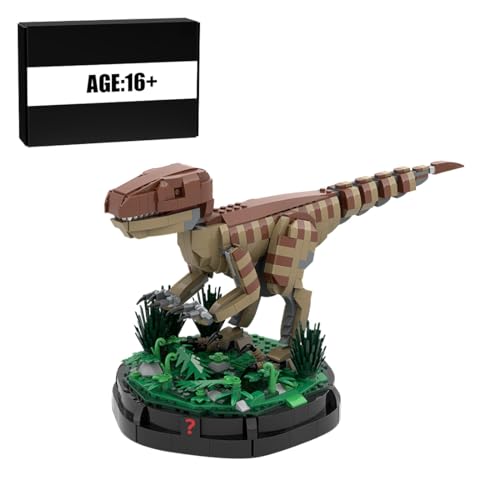 RCARTOYRTR Creator Velociraptor Dinosaurier Bausatz, Mini Blöcke Velociraptor Bausteine Spielzeug, Raptor Modell Bauspielzeug Entworfen von Hasskabal, Geschenk für Erwachsene - 1353 Teile RCARTOYRTR Creator Velociraptor Dinosaurier Bausatz, Mini Blöcke Velociraptor Bausteine Spielzeug, Raptor Modell Bauspielzeug Entworfen von Hasskabal, Geschenk für Erwachsene - 1353 Teile von RCARTOYRTR