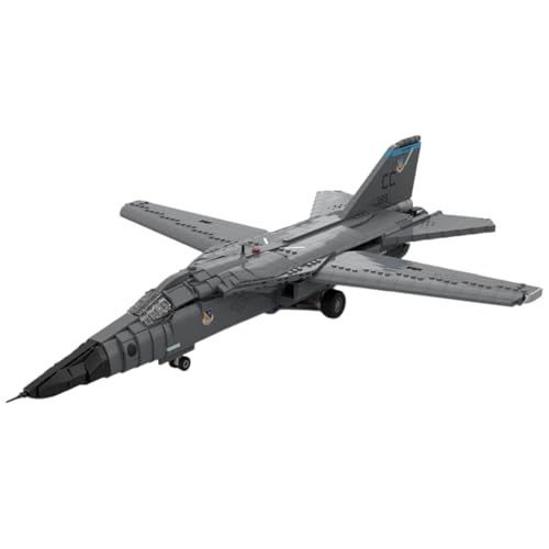 RCARTOYRTR F-111F Aardvark Kampfjet Flugzeug Klemmbausteine, 1:35 Taktischen Jagdflugzeugs Bauklötze, Modular Building Geschenk für Erwachsene - 2219 Stück RCARTOYRTR F-111F Aardvark Kampfjet Flugzeug Klemmbausteine, 1:35 Taktischen Jagdflugzeugs Bauklötze, Modular Building Geschenk für Erwachsene - 2219 Stück von RCARTOYRTR